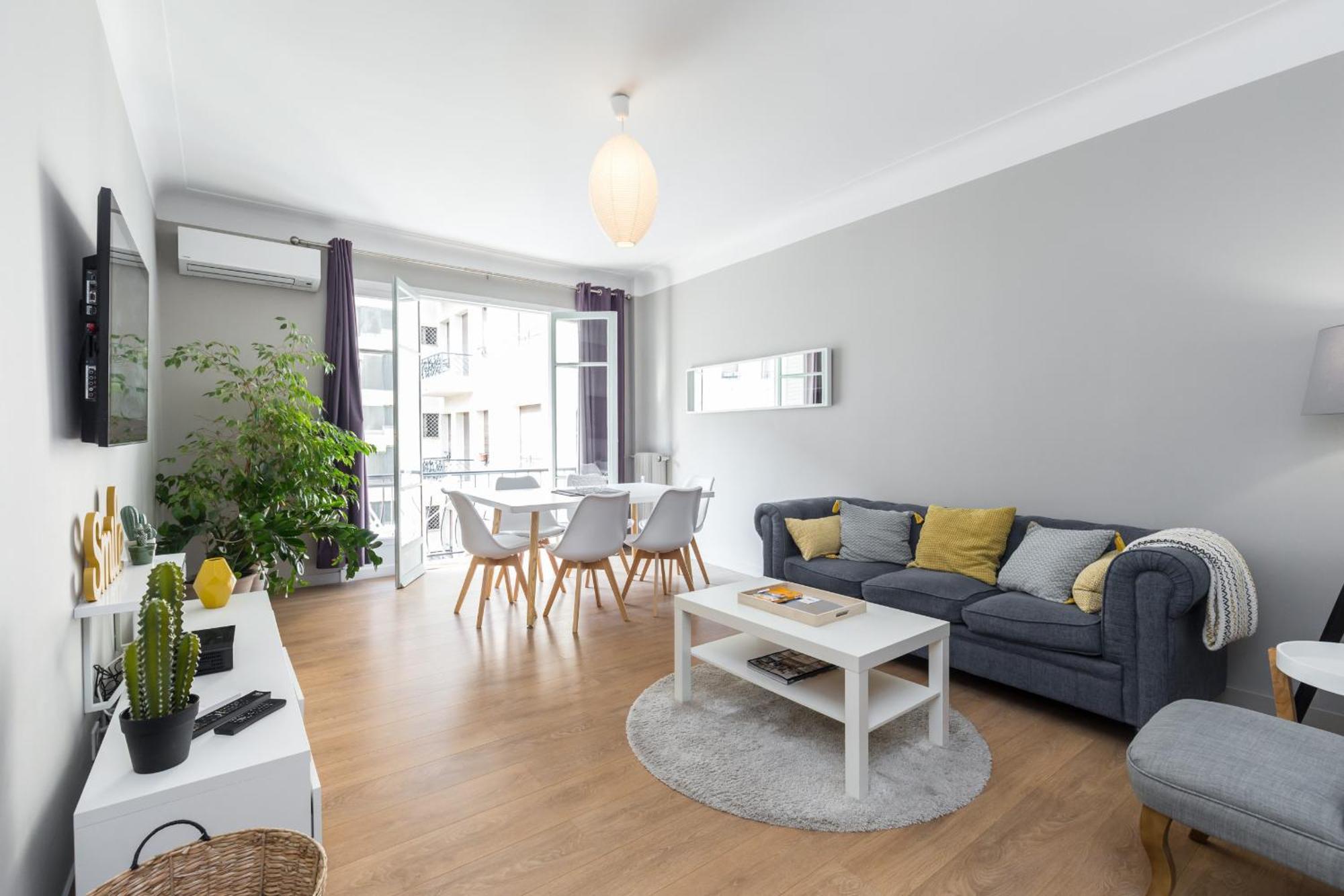 Ultra Central Large 2 Bdr Near Massena Square Ница Екстериор снимка